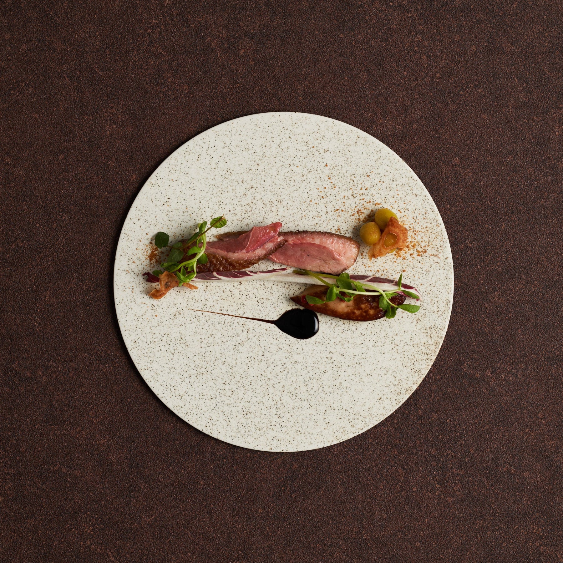 Flat Plate - Nashiji White