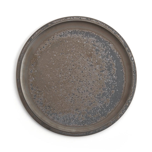 Flat Rim Plate 10" - Black Rough