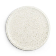 Flat Rim Plate 10" Nashiji White