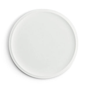 Flat Rim Plate 10" Matte White