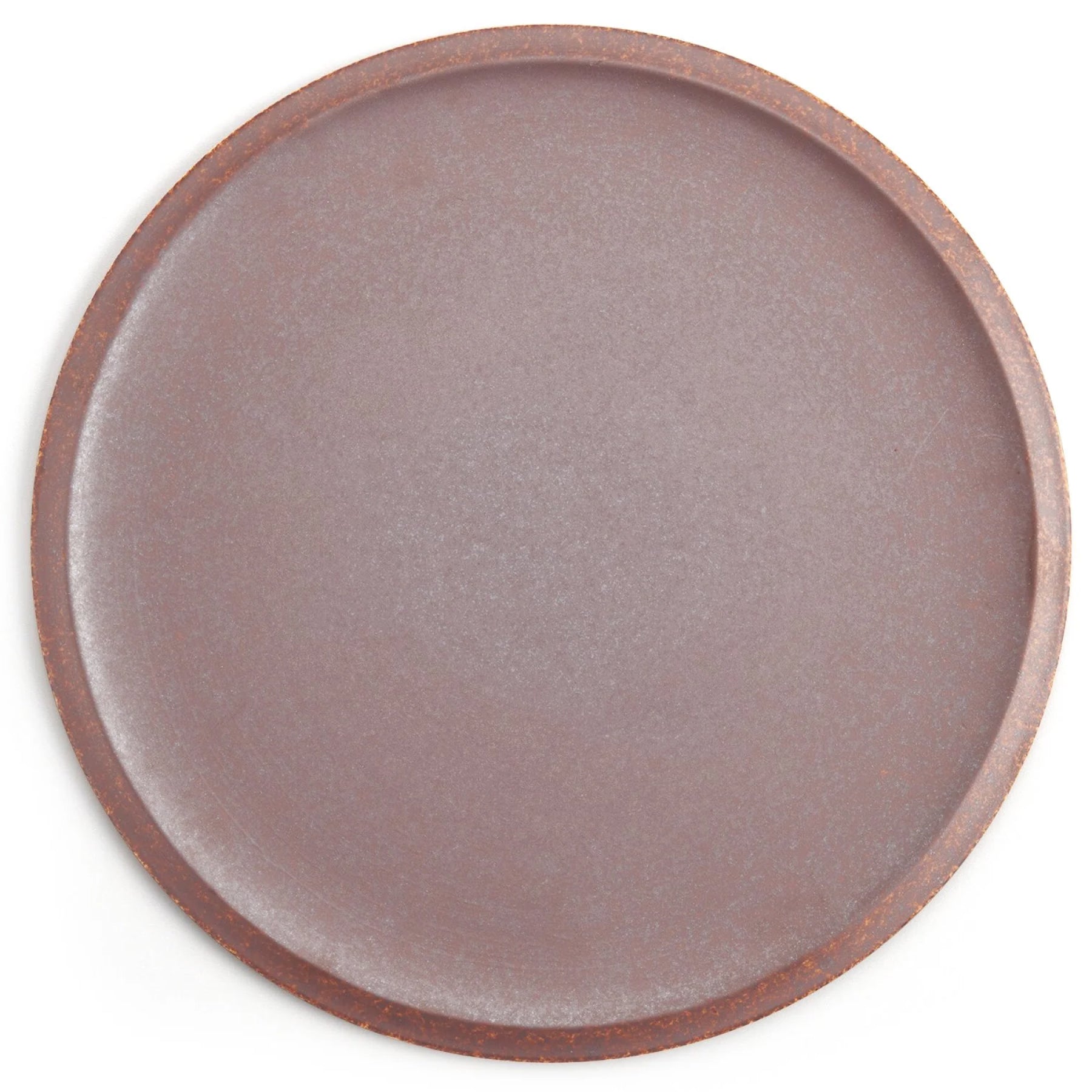 Flat Rim Plate 12" - Iron Rust