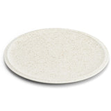 Flat Rim Plate 12" - Nashiji White