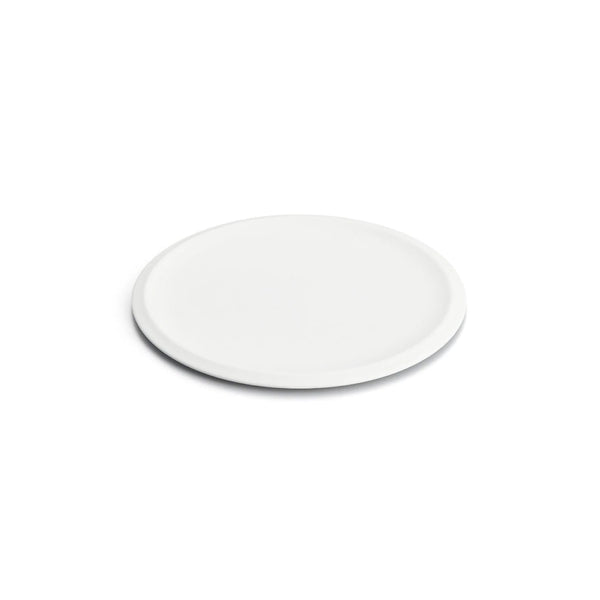 Flat Rim Plate 8" - Matte White