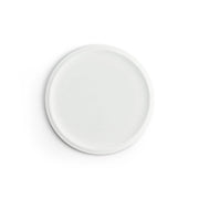 Flat Rim Plate 8" Matte White