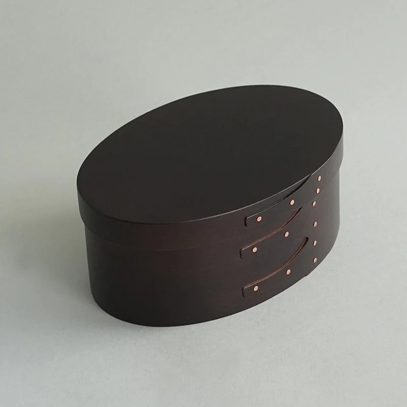 Shaker Oval Box Black - L