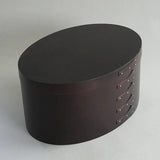 Shaker Oval Box Black - L