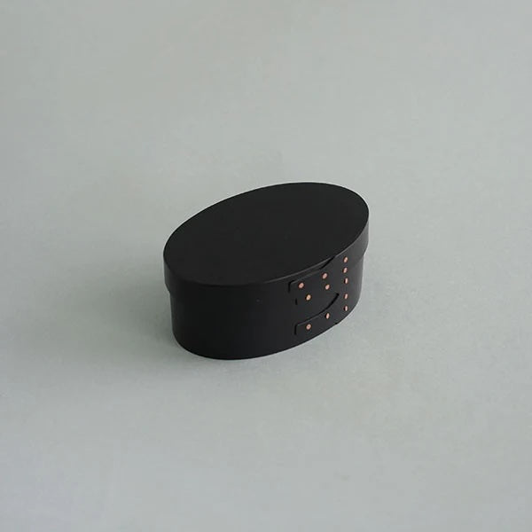 Shaker Oval Box Black - L