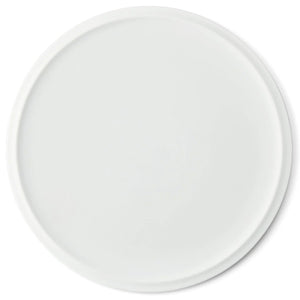 Flat Rim Plate 12" Matte White