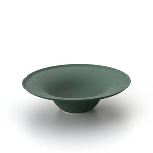 Bowl with Rim 10" Nashiji Green