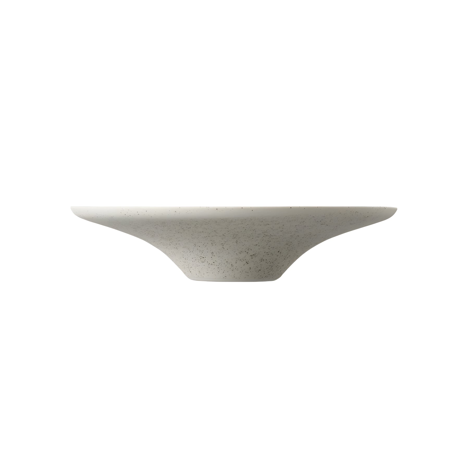 Bowl with Rim 10" - Nashiji White