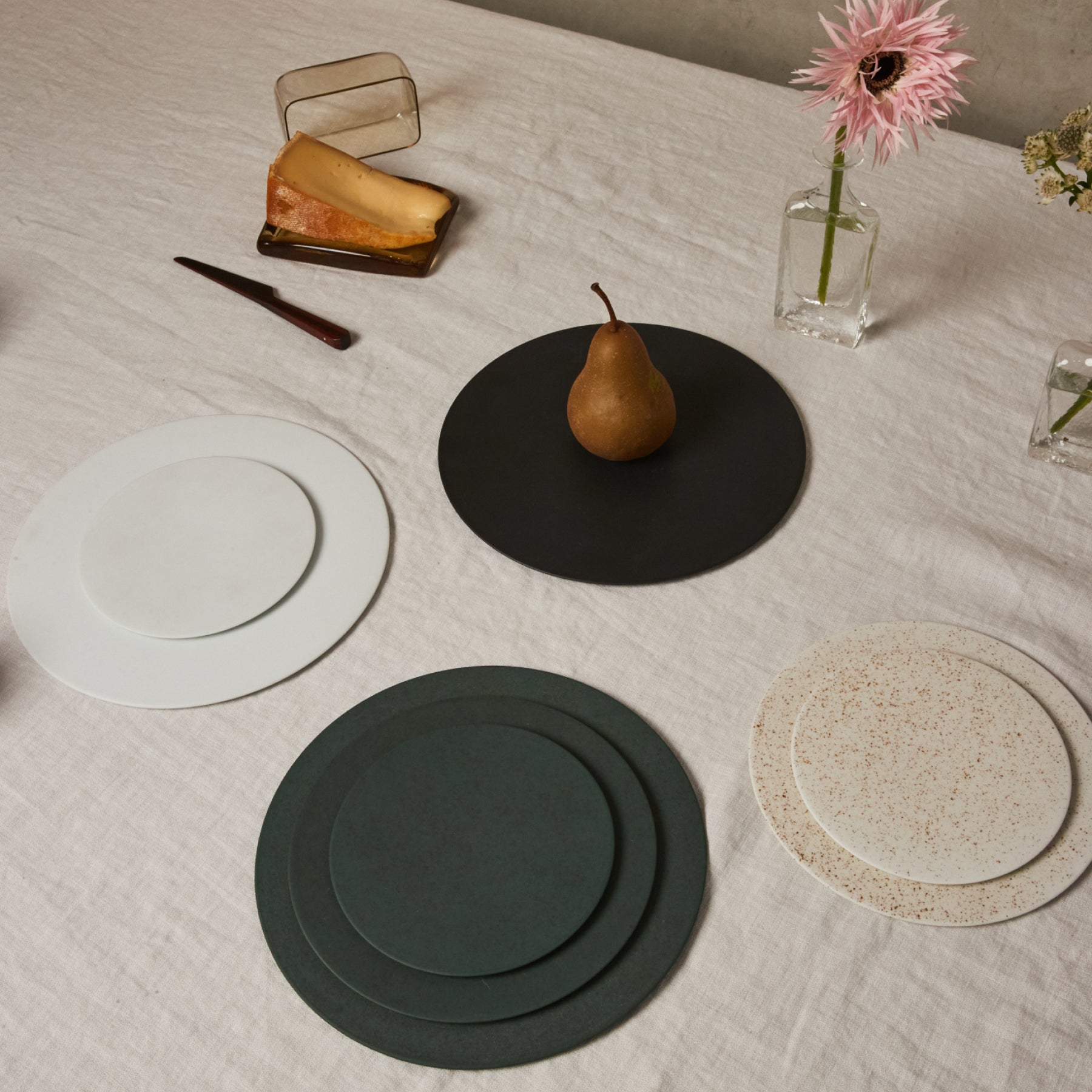 Flat Plate - Nashiji Green