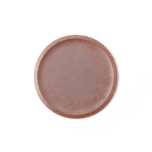 Flat Rim Plate 8" Iron Rust