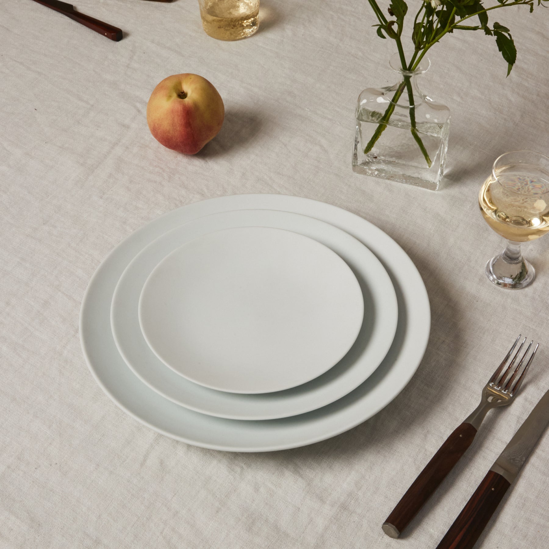 Markt Plate - Matte White