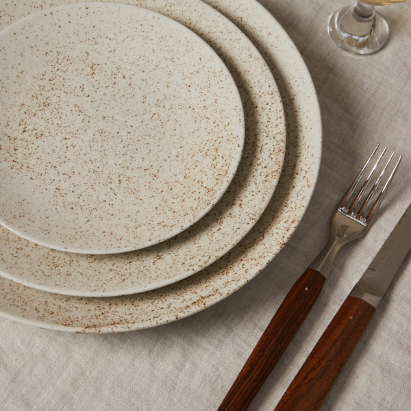 Markt Plate - Nashiji White