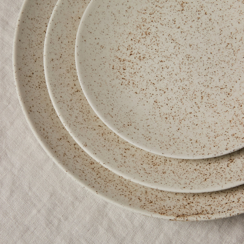 Markt Plate - Nashiji White