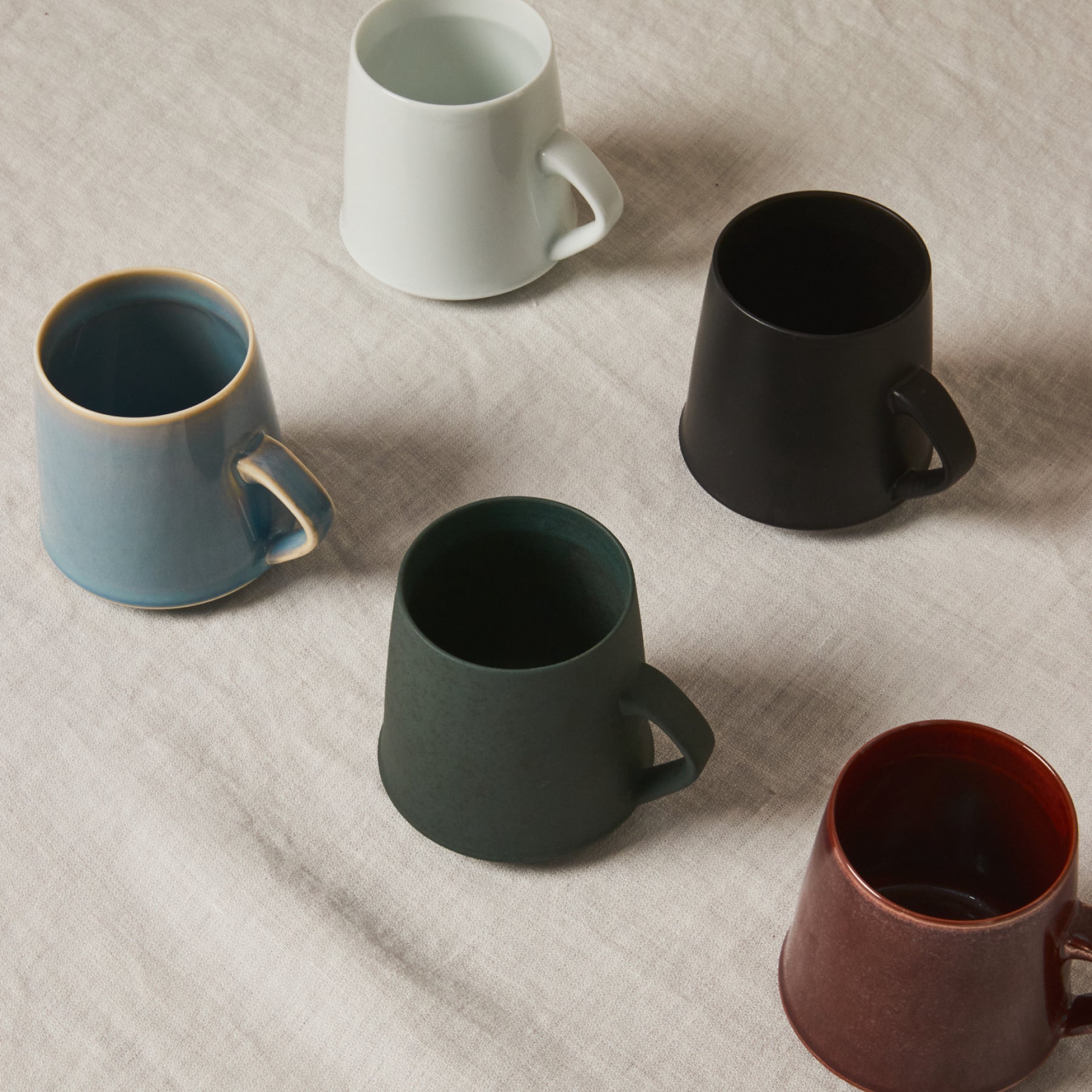 Rim Mug Nashiji Green