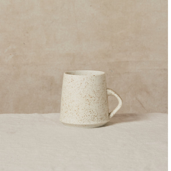 Rim Mug Nashiji White