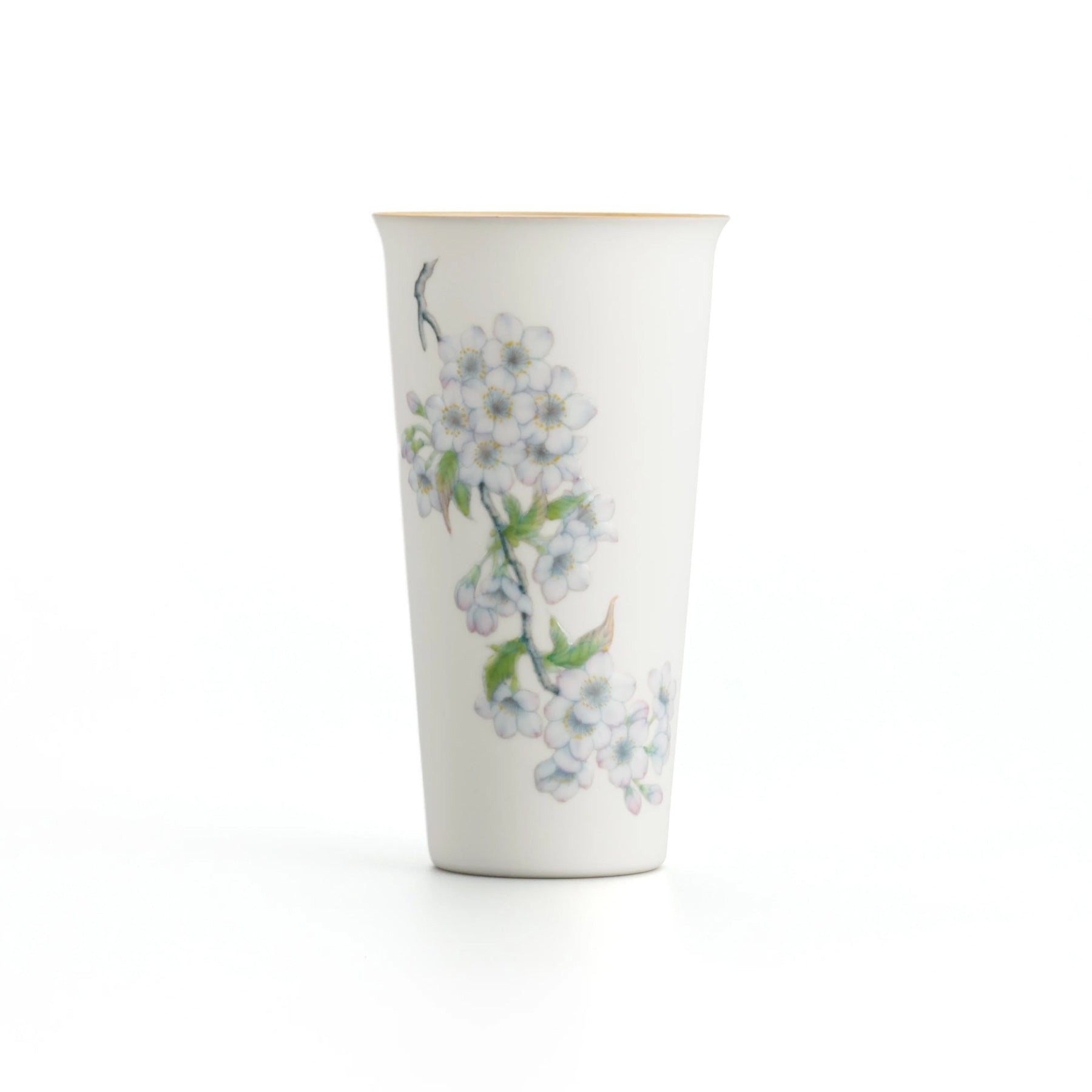 Tumbler - Cherry Blossoms Gold