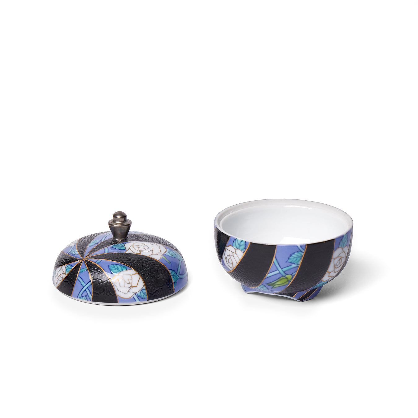 Cuir Nabeshima Round Jewelry Box