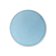 Flat Plate 8" Crystal Blue