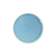 Flat Plate 6" Crystal Blue