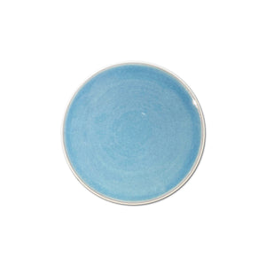 Flat Plate 6" Crystal Blue