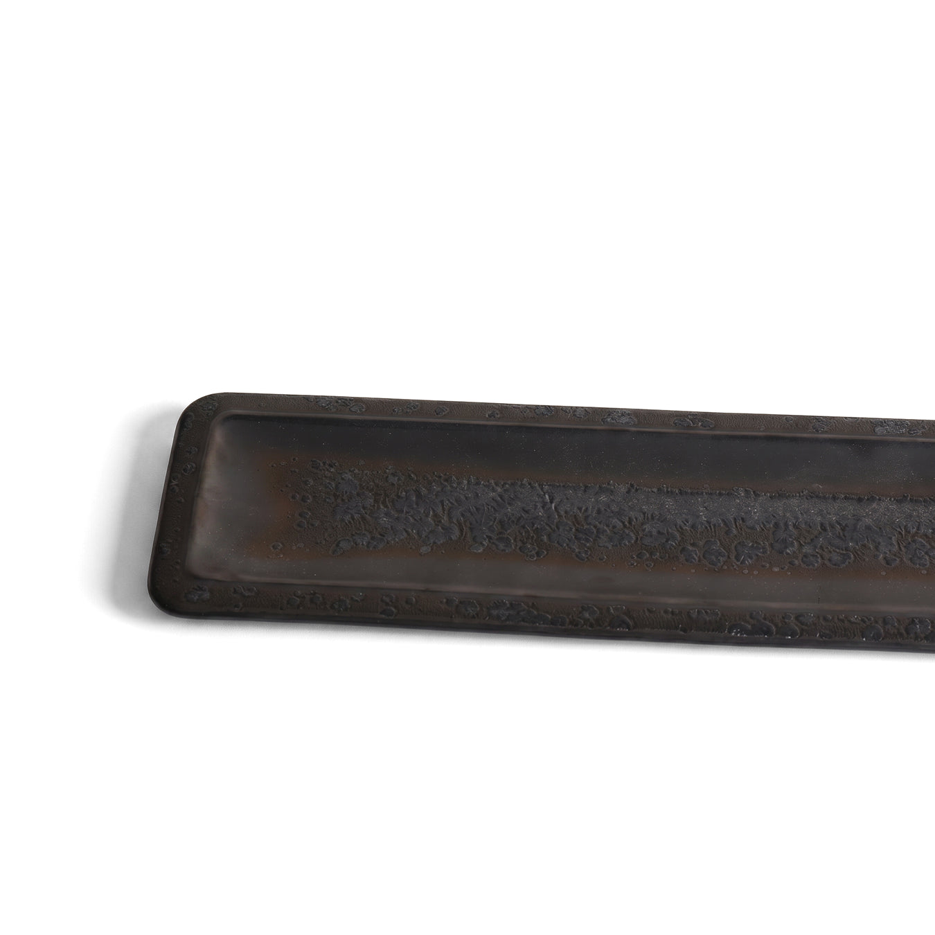 Rectangle Plate - Black Rough