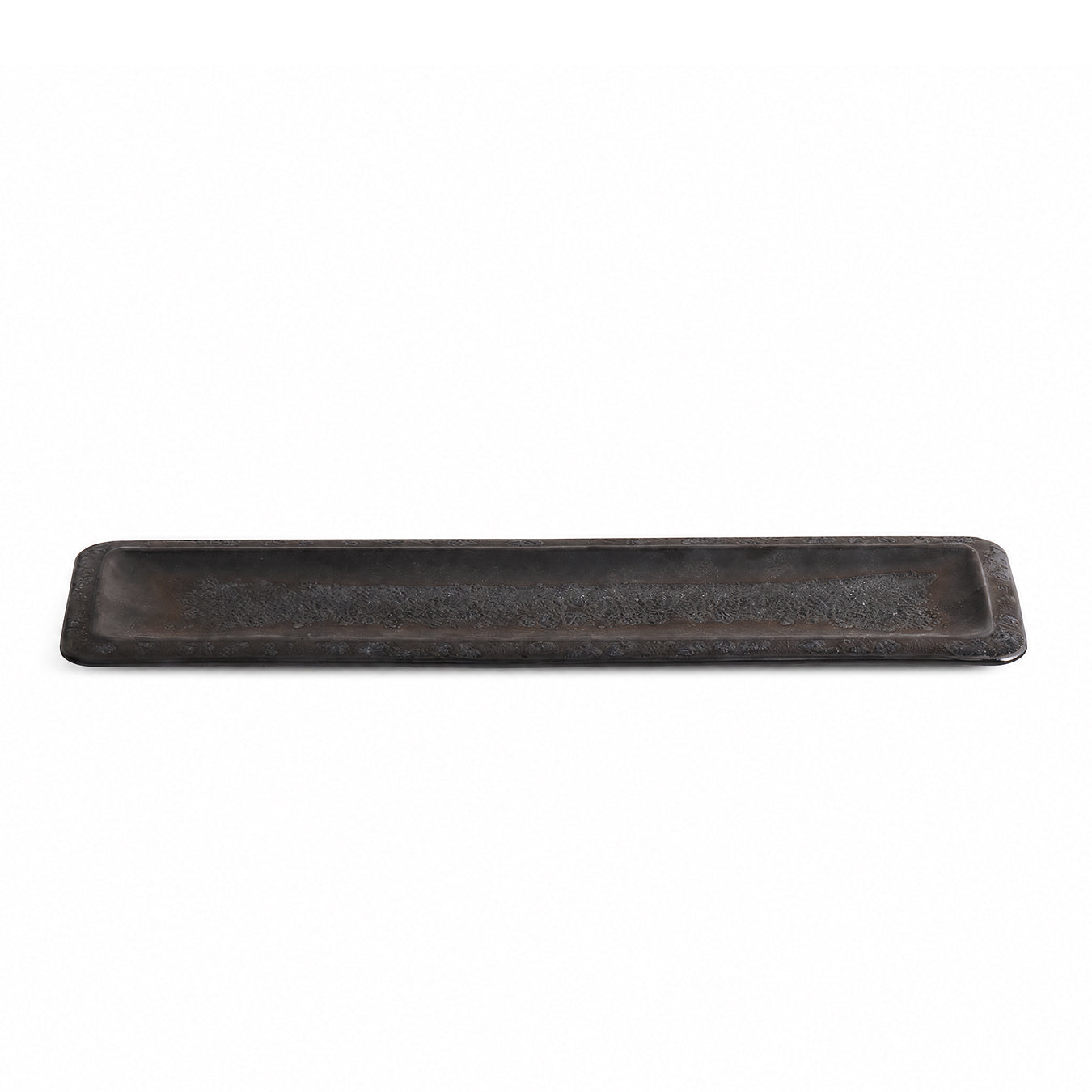 Rectangle Plate - Black Rough