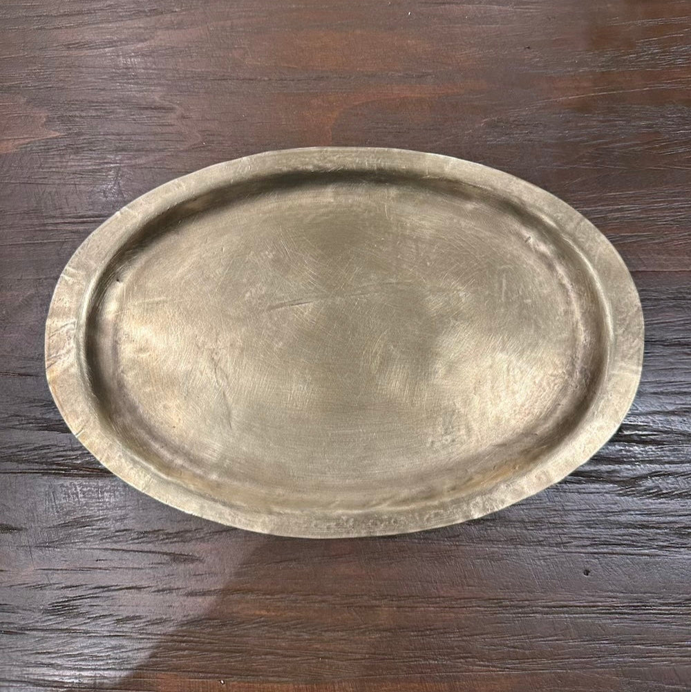 Brass Oval Tray