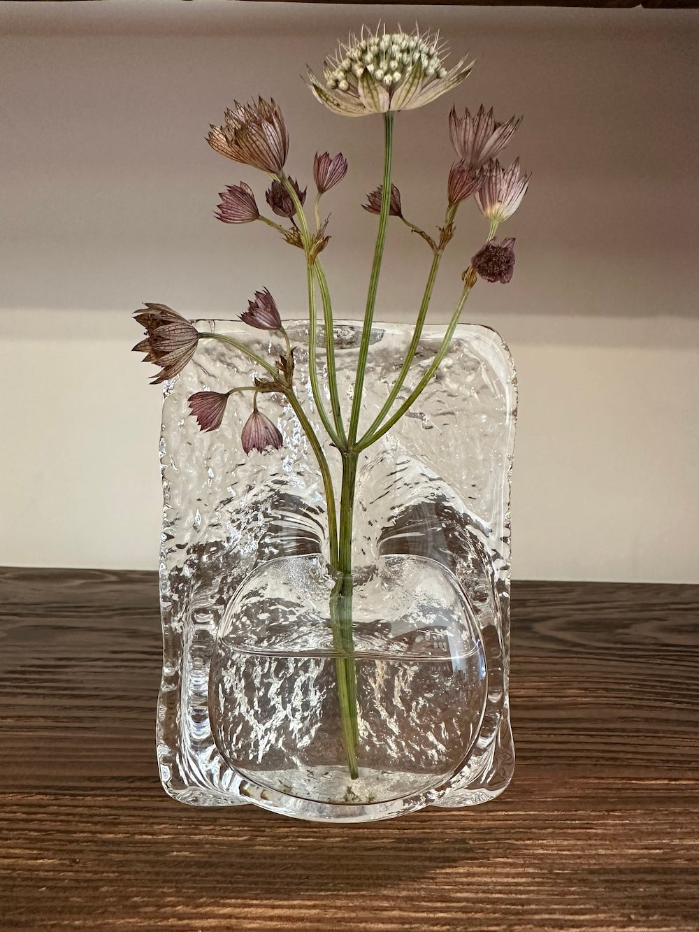 Triangle Glass Vase