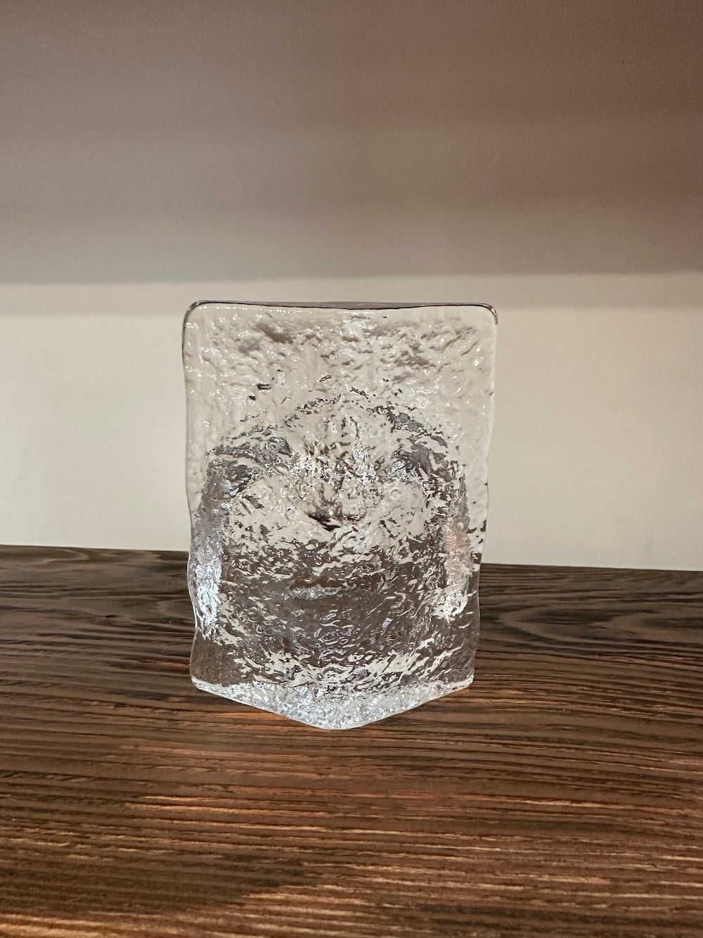 Triangle Glass Vase