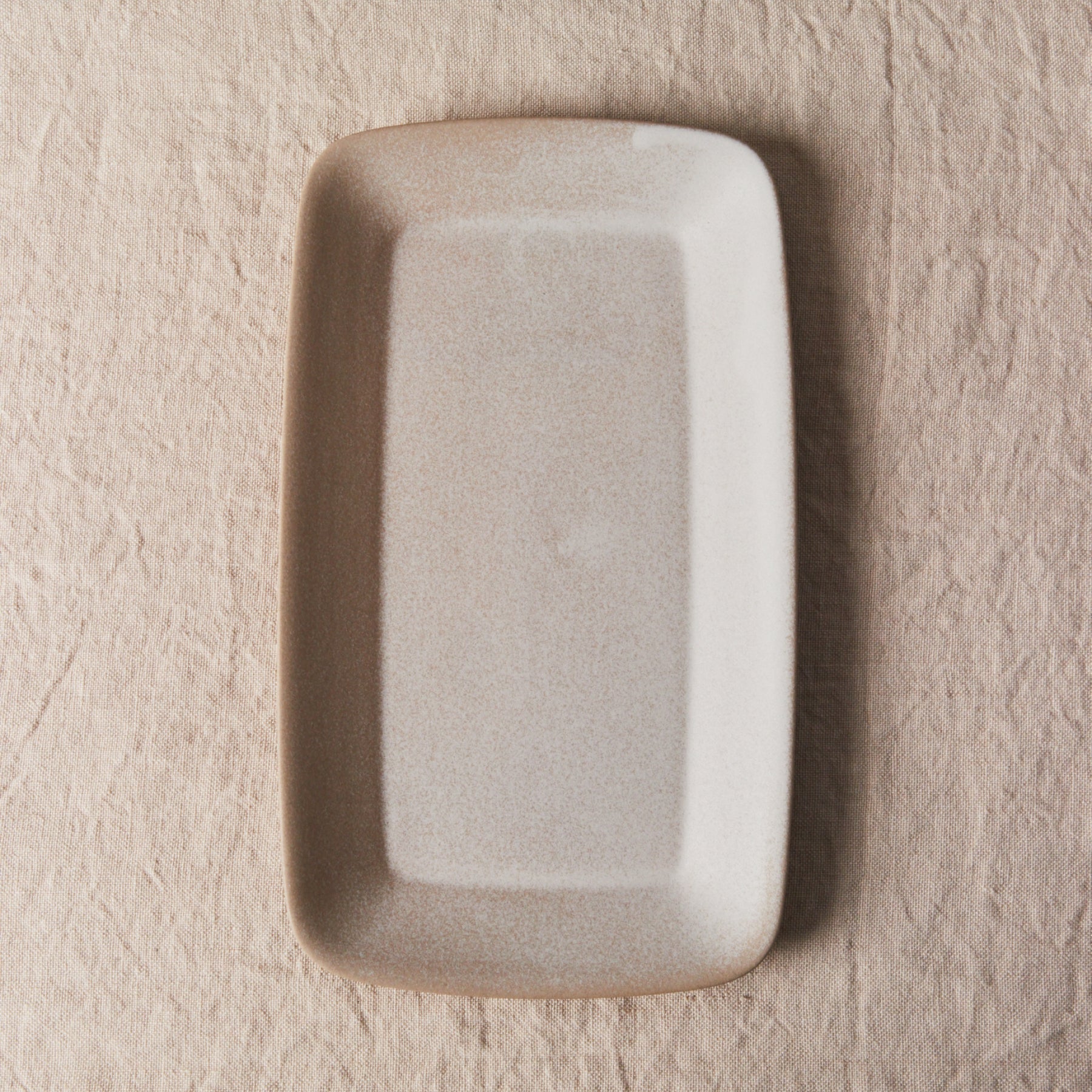 Patina Recta Plate - Stone Beige