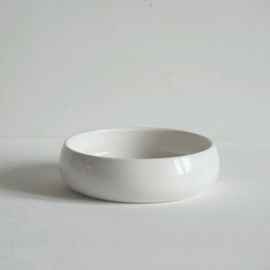 John Julian Simple Porcelain Flat Bowl