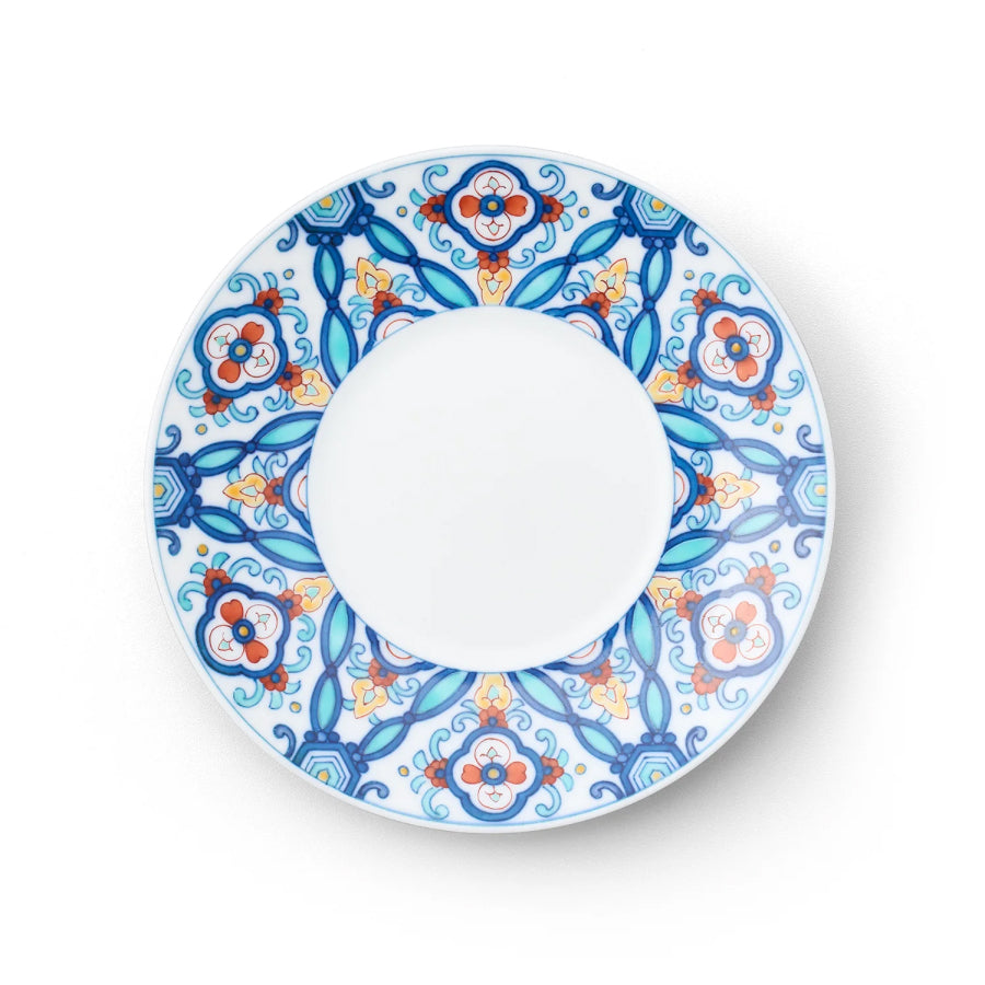 Kaleidoscope Sarasa Demitasse Coffee Cup & Saucer