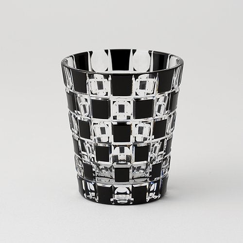 Edo Kiriko Check Pattern Cup