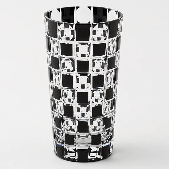 Edo Kiriko Check Tumbler Glass