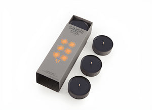 LCDC Tealight Scented Candles Black Stone Refill