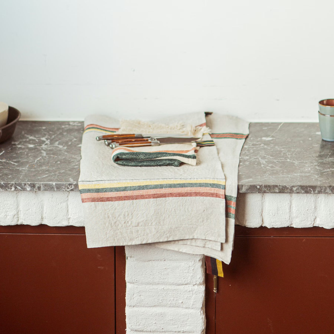 Dock Tea Towel Nairobi Stripe