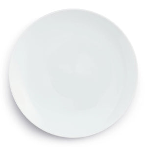 Markt Plate 11" Glazed White
