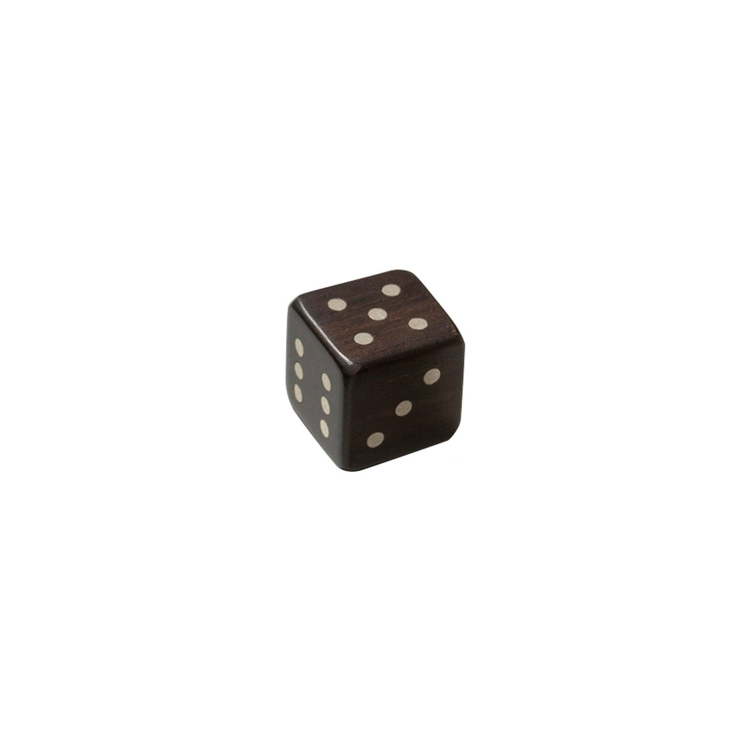 Dice in Ebony and Silver