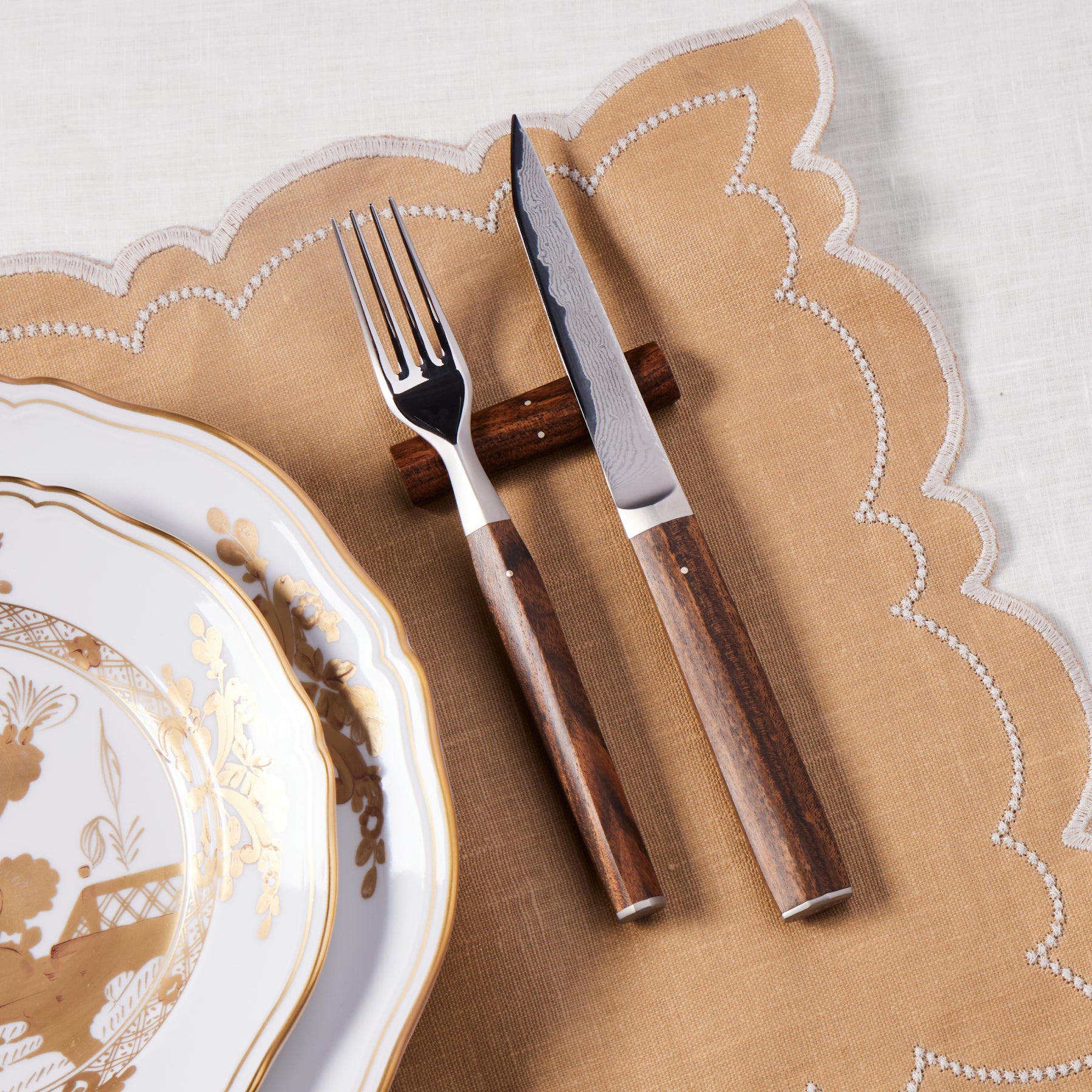 Wakisashi Cutlery 3-Piece Set - Bocote