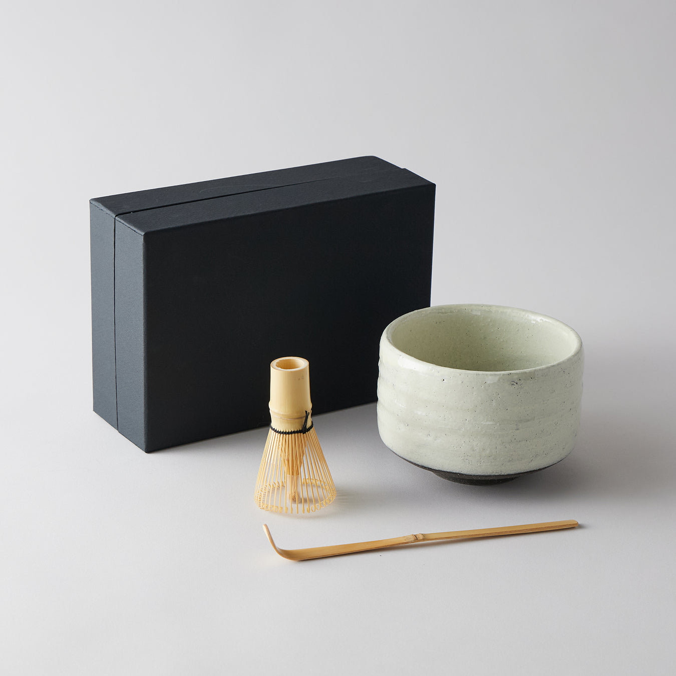 Matcha Bowl Set – Straight-Sided Kohiki Glaze