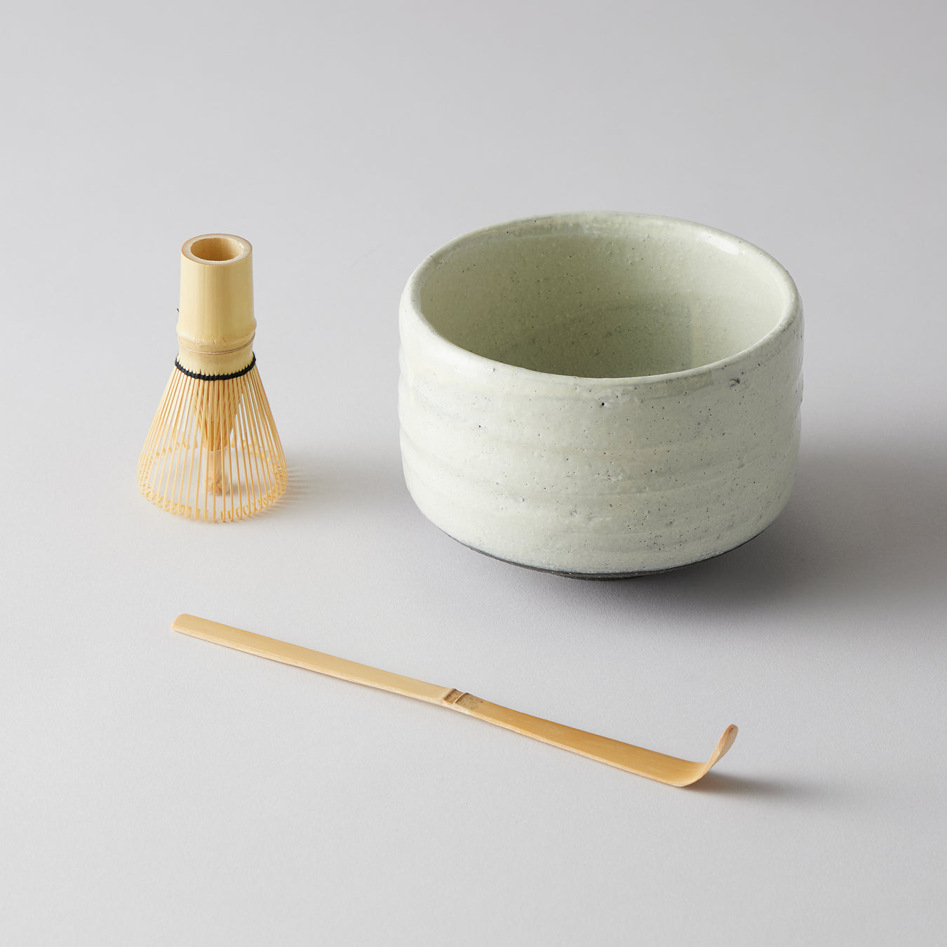 Matcha Bowl Set – Straight-Sided Kohiki Glaze