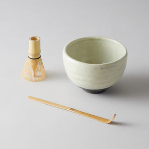 Matcha Bowl Set – Round Kohiki Glaze