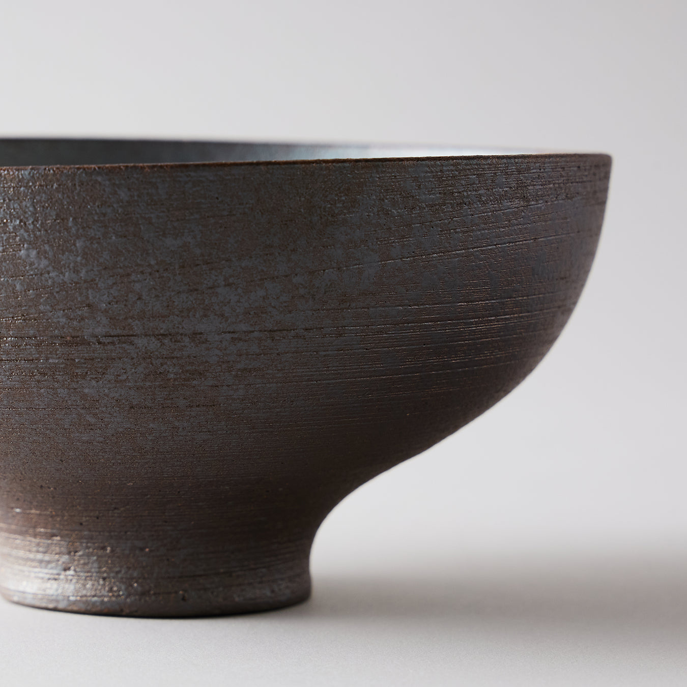 Matcha Bowl Set – Carbonized Red Glaze