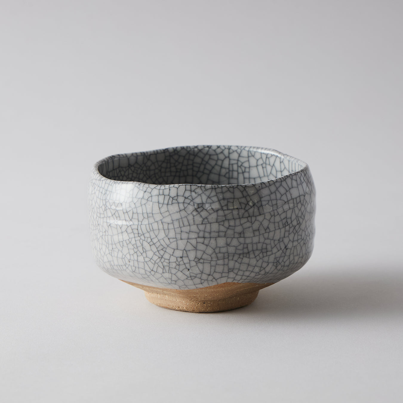 Nodate Tea Bowl Set – Ink Crackle Glaze