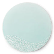 Moist Celadon Cherry Blossom Carved Large Plate <爽 SOU>