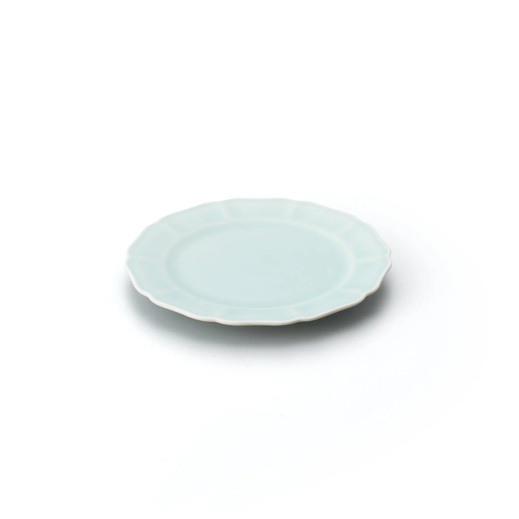 Moist Celadon Mokko-shaped Bread Plate