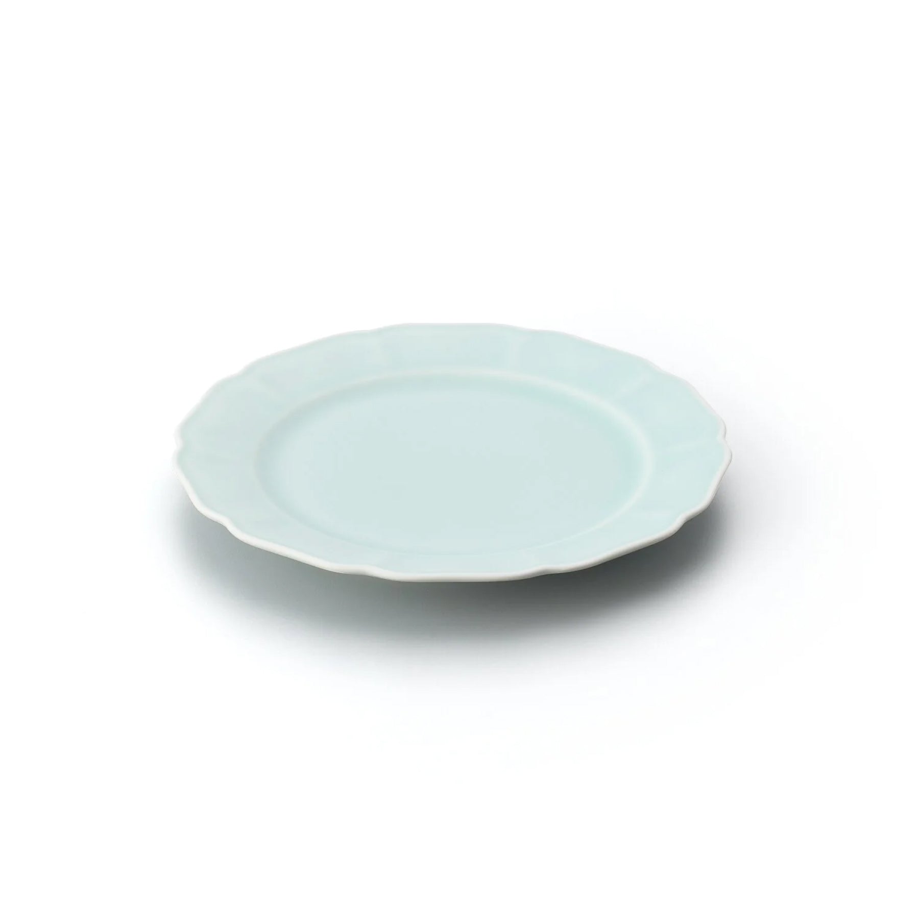 Moist Celadon Mokko-shaped Cake Plate