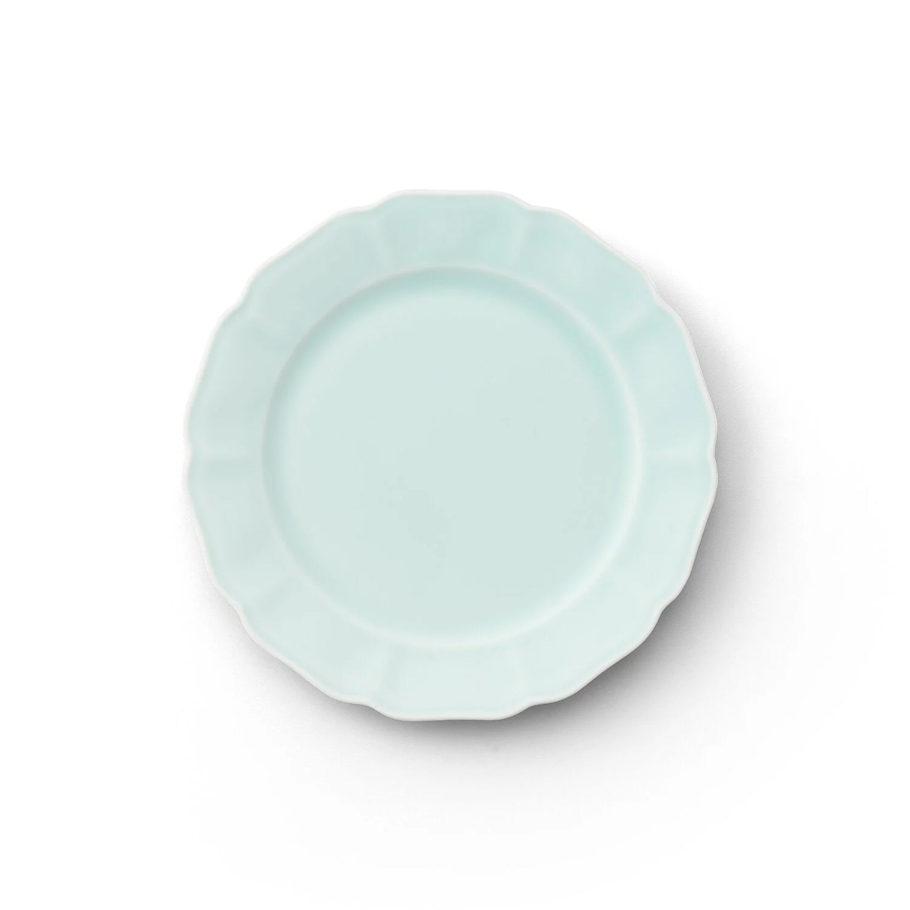 Moist Celadon Mokko-shaped Cake Plate